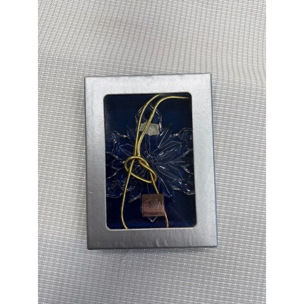 Mikasa Crystal Ornament, Joyous Collection - Snowflake Ornament